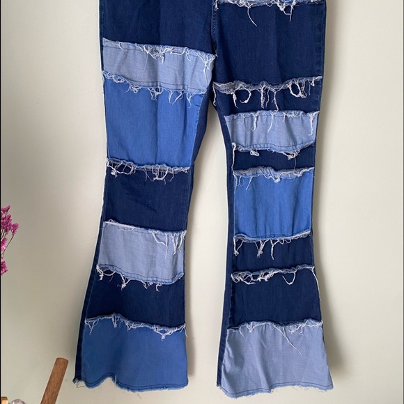 Custom patch work jeans - Picture 2 of 3